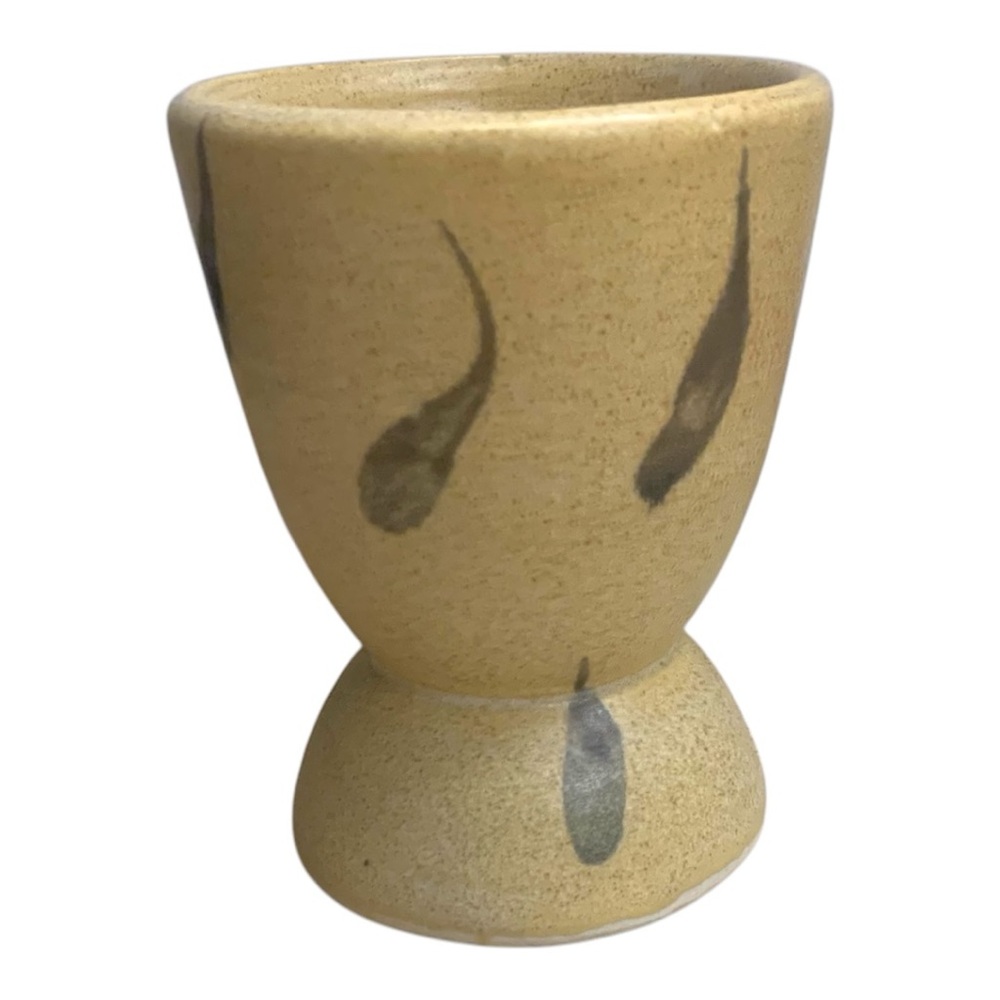 Artisan Handcrafted Studio Pottery Ceramic Wine Cup Goblet Cottagecore Country